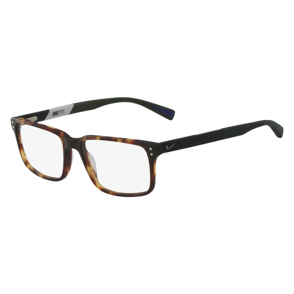 NEW Nike 7240 211 Matte Tortoise & Black Eyeglasses 55mm with Nike Case